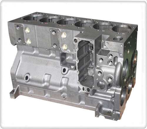 cummins cylinder block with single thermostat