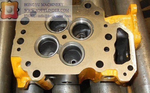 S6D125E-2 cylinder head for komatsu PC400-5/6 excavator